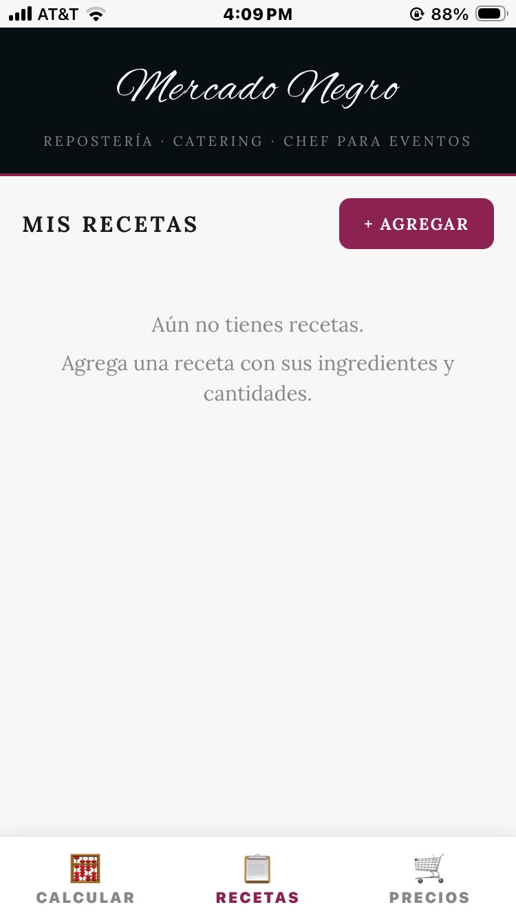 Mercado Negro App