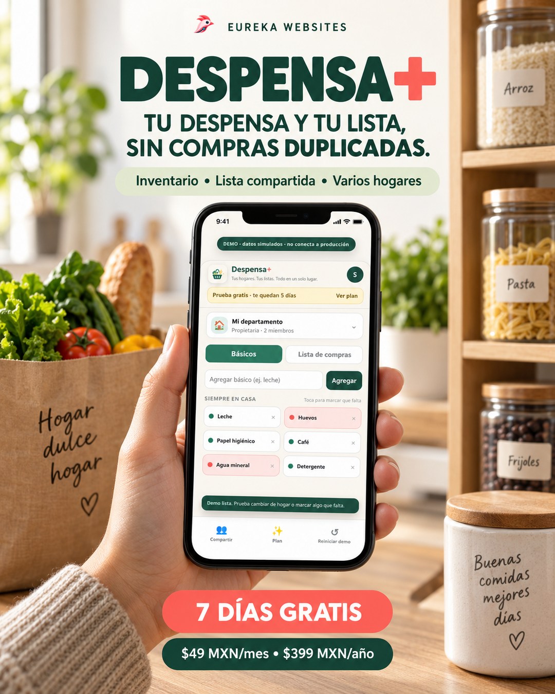 Cartel de Despensa+ aprobado para Instagram